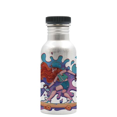 LAKEN BOTELLA ALUMINIO 0.6 L PLAIN SKATE