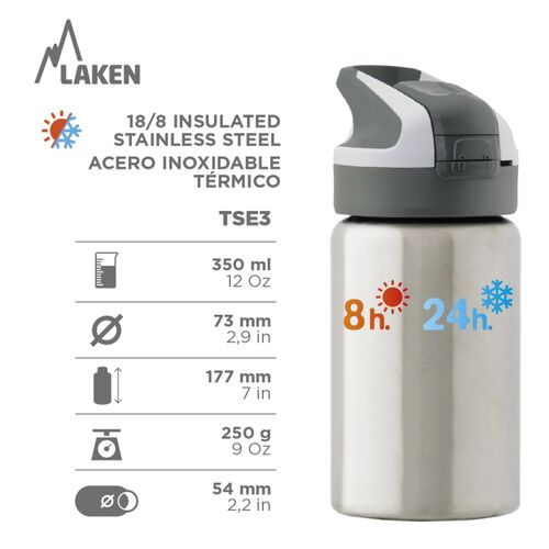 LAKEN BOTELLA TERMICA 0.35L SKATE