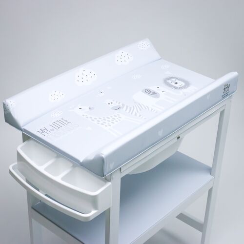 PLASTIMYR BAÑERA BLANCA SOBREBIDE TGW SAFARI GRIS