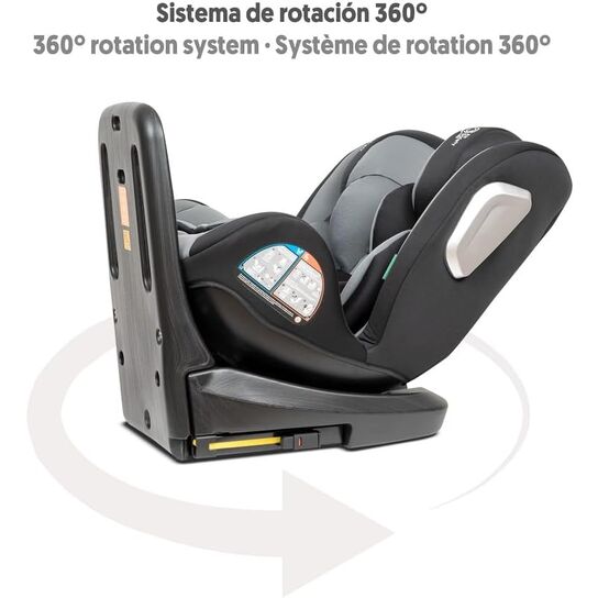 INTERBABY ARUNA GIRATORIA 360º GRIS