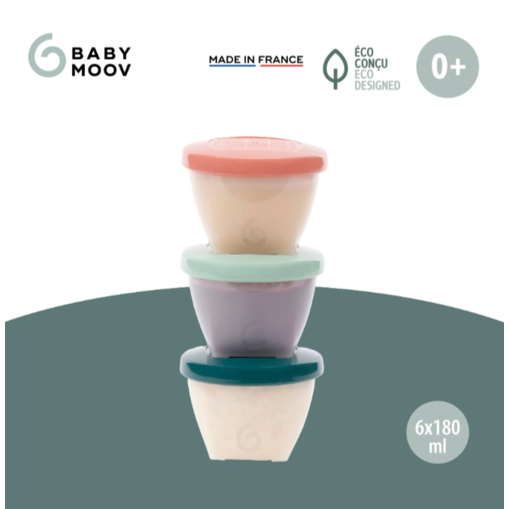 BABYMOOV BABYBOLS RECIPIENTES 180ML 6UDS