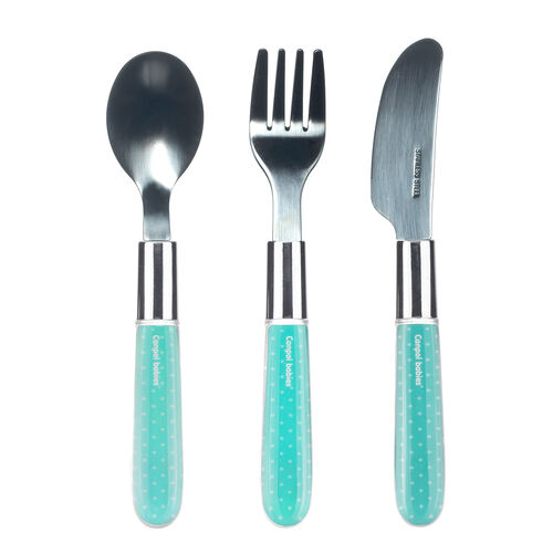 CANPOL BABIES SET CUBIERTOS METAL BLUE