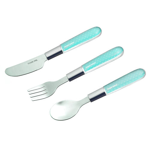 CANPOL BABIES SET CUBIERTOS METAL BLUE