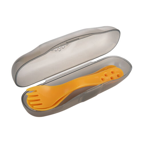 CANPOL BABIES SET CUBIERTO CAJA ALMACENAJE YELLOW