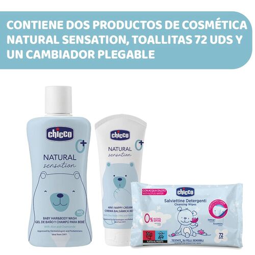 CHICCO SET REGALO NATURAL SENSATION MOCHILA