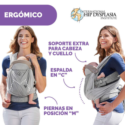 CHICCO PORTE-BEB BOPPY ADJUST COMFIFYT CHARCOAL