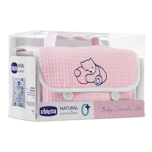 CHICCO SET REGALO NS BOLSA PIQUE ROSA