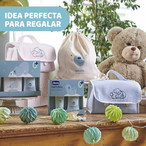 CHICCO SET REGALO NS BOLSA PIQUE ROSA