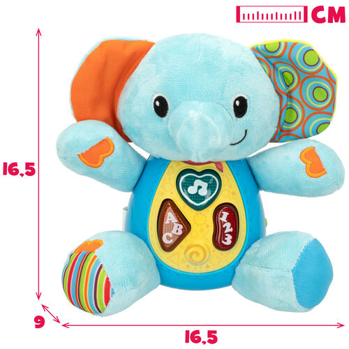 WINFUN PELUCHE ELEFANTE LUZ Y SONIDO