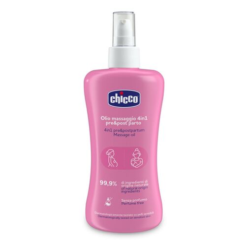 CHICCO ACEITE MASAJE 4 PRE/POST PARTO 4 EN 1