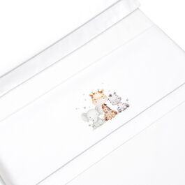 INTERBABY TRIPTICO CUNA JIRAFA/ELEFANTE BCO/GRIS