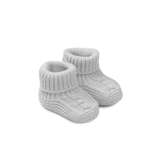 INTERBABY SET 3 PZAS TOCA+GORRO+PATUCOS GRIS