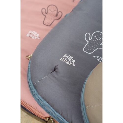 INTERBABY SACO CARRO UNIVERSAL CACTUS ROSA