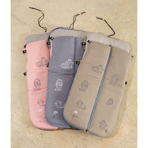 INTERBABY SACO CARRO UNIVERSAL CACTUS ROSA