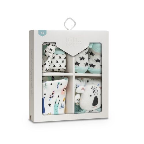 INTERBABY SET REGALO KOALA BCO/VERDE