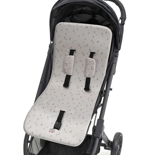 INTERBABY COLCHONETA UNIVERSAL BOTANICO GRIS