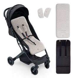 INTERBABY COLCHONETA UNIVERSAL BOTANICO GRIS