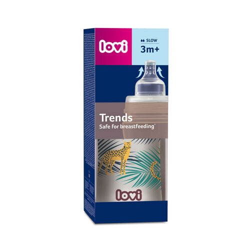 LOVI BIBERON TRENDS 250 ML JUNGLE VIBES