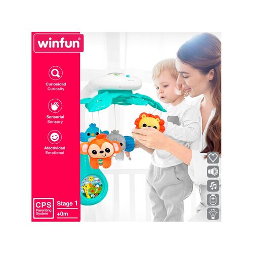 WINFUN PROYECTOR BEBE ANIMALES JUNGLA