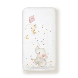 INTERBABY 2P NORDICO ELEFANTE ROSA