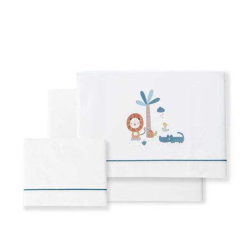 INTERBABY TRIPTICO CUNA LEON PALMERA BCO/PETROLEO