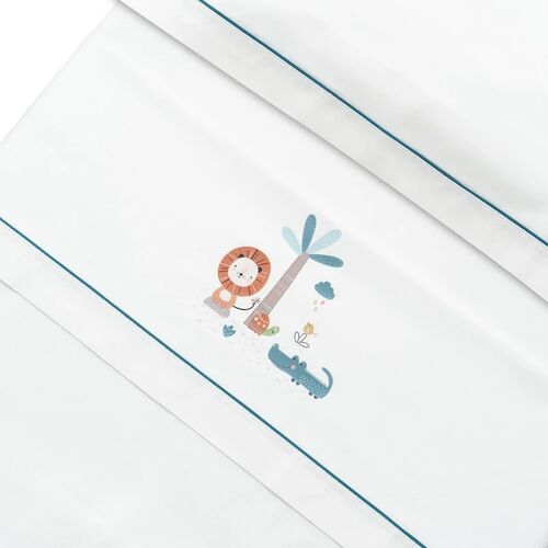 INTERBABY TRIPTICO CUNA LEON PALMERA BCO/PETROLEO