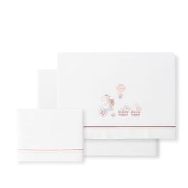 INTERBABY TRIPTICO CUNA JIRAFA BICICLETA BCO/MAQUILLAJE