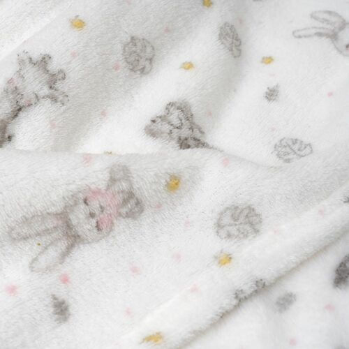INTERBABY MANTA ESTAMPADA 80X110 KOALA ROSA