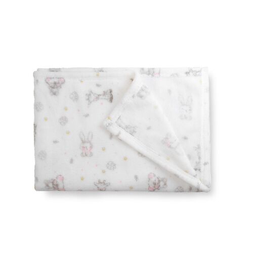 INTERBABY MANTA ESTAMPADA 80X110 KOALA ROSA