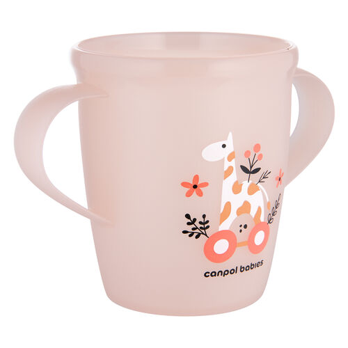 CANPOL BABIES TAZA CON ASAS TODDLERS 250ML TOYS CORAL