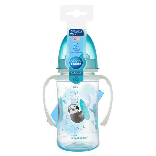 CANPOL BABIES TRAINING CUP 240 ML EASYSTART EXOTIC ANIMALS