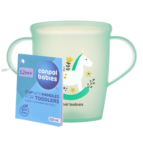 CANPOL BABIES TAZA CON ASAS TODDLERS 250 ML TOYS GREEN