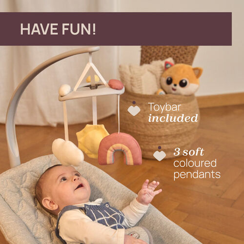 CHICCO HAMACA ZEN WAVE WOODEN GREY