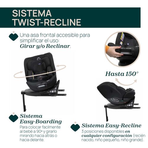 CHICCO SILLA AUTO EVERONE I-SIZE BLACK