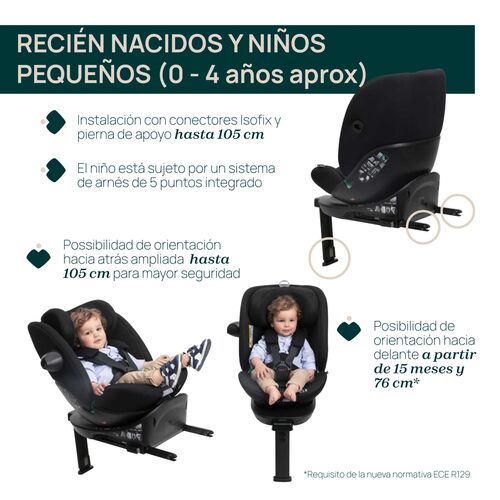CHICCO SILLA AUTO EVERONE I-SIZE BLACK