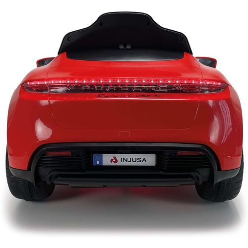 INJUSA PORSCHE TAYCAN ROJO 12V