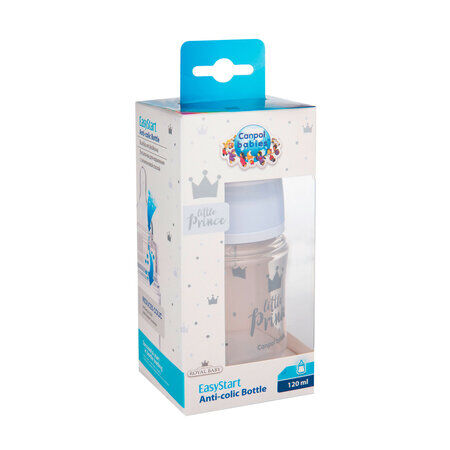 CANPOL BABIES BIBERON ROYAL BABY AZUL 120 ML