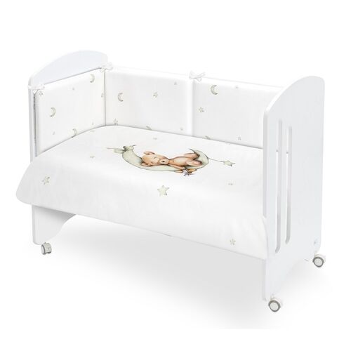 INTERBABY 2 PZAS  NORDICO  OSO LUNA ESTRELLAS VERDE