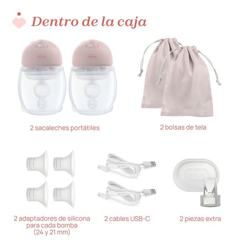 CHICCO SACALECHES ELECTRICO DOBLE MANOS LIBRES