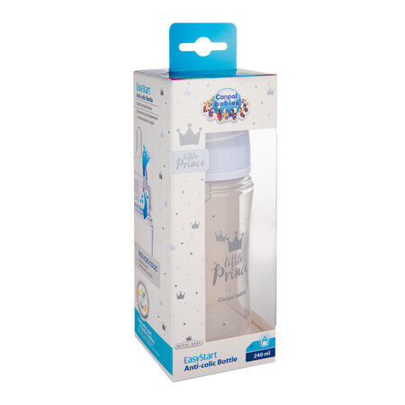 CANPOL BABIES BIBERON ROYAL BABY AZUL 240 ML