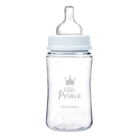 CANPOL BABIES BIBERON ROYAL BABY AZUL 240 ML