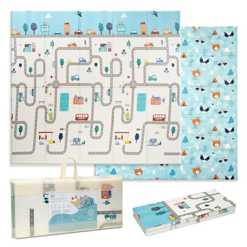 INTERBABY ALFOMBRA JUEGOS-GATEO COCHES