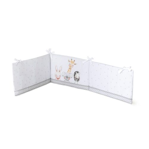 INTERBABY 2 PZAS NORDICO ANIMALS ACUARELA GRIS