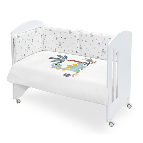 INTERBABY 2 PZAS DINOSAURIO PALMERA BLANCO