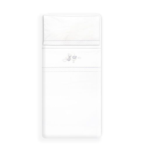 INTERBABY TRIPTICO CUNA CIGUEÑA OSO GRIS