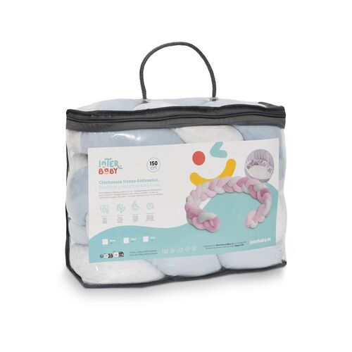 INTERBABY CHICHONERA TRENZADA UNIVERSO AZUL
