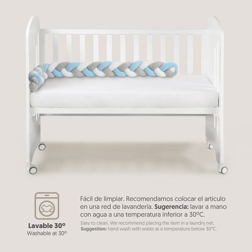 INTERBABY CHICHONERA TRENZADA UNIVERSO AZUL