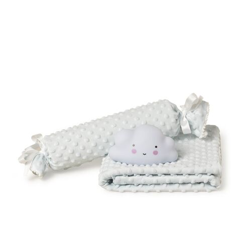 INTERBABY SET MANTA+ANTIVUELCO+LAMPARITA VERDE