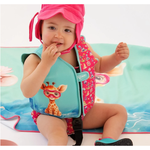 KIOKIDS CHALECO NEOPRENO FUCSIA 12-24 M TALLA S