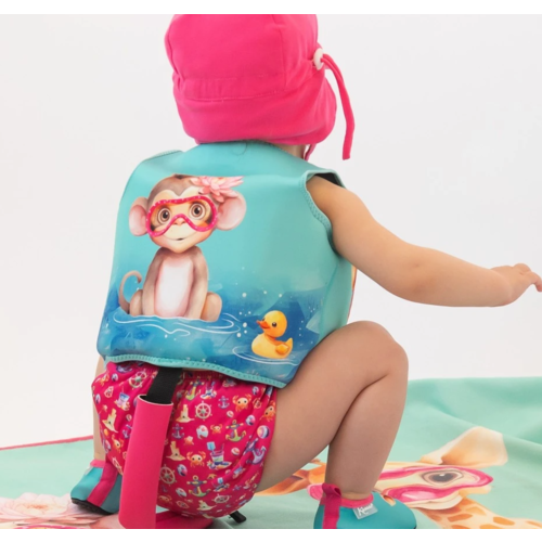 KIOKIDS CHALECO NEOPRENO FUCSIA 12-24 M TALLA S